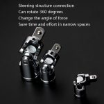 Um 360 Grad drehbares Hülsengelenk, 5 PCS 1/4 inch, 5 PCS 3/8 inch, 5 PCS 1/2 inch, 3 PCS / Set – Bild 5
