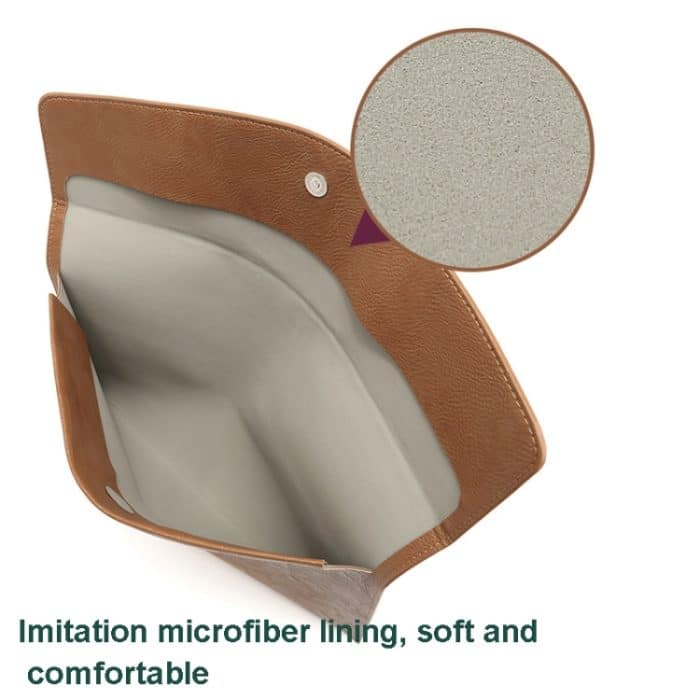 Schutzhülle aus PU-Leder mit Litschi-Muster für 13,3-Zoll-Laptops, Stil:, Single Bag (Light Brown), Single Bag  (Dark Brown), Single Bag ( Black ), Liner Bag + Power Bag  (Light Brown), Liner Bag + Power Bag  (Dark Brown), Liner Bag + Power Bag  (Black) – Bild 4