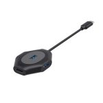 2 PCS PD Schnelllade-Multiport-USB-Dockingstation, Type-C to PD3.0+1xUSB3.0+3xUSB2.0, USBC to USB5V+1xUSB3.0+3xUSB2.0, USB3.0 to USB5V+1xUSB3.0+3xUSB2.0