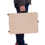 Tragbare Skizzenbox aus Holz, tragbare Staffelei aus Aluminiumlegierung, Portable Sketch Box – Bild 5