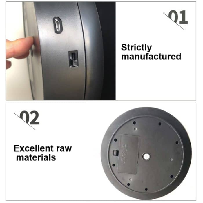 25 cm USB-Power-Rotationsständer Videoaufnahme-Requisiten-Plattenspieler, Black Mirror, White Mirror, Golden Mirror, Silver Mirror, White+White Velvet, White+Black Velvet, White Bottom Frosted, Black Bottom Frosted, Black+Black Velvet – Bild 6