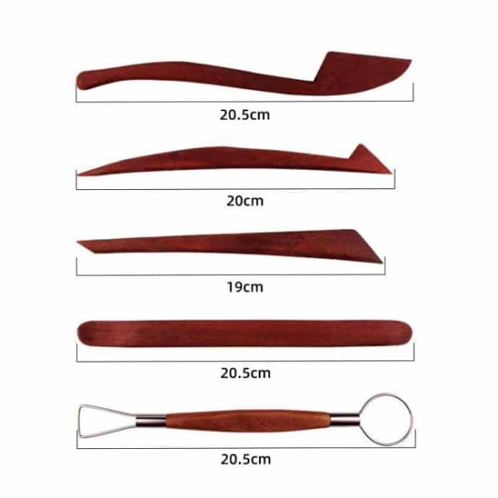 25 in 1 weiche Keramik-Clay-Skulptur-Produktionskombination Kunstbedarf eingestellt – Bild 3