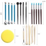 25-in-1-Soft-Töpfer-Clay-Skulptur-Produktionskombinationskombination Kunstbedarf eingestellt – Bild 3