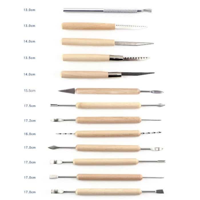 43 in 1 Clay Tool-Kombination mit Aufbewahrungstasche – Bild 3