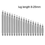 8–25 mm Armband-Verbindungswelle, Edelstahl-Uhrenfedersteg, 144 PCS / Set, 270 PCS / Set, 360 PCS / Set with Ear Batch – Bild 2