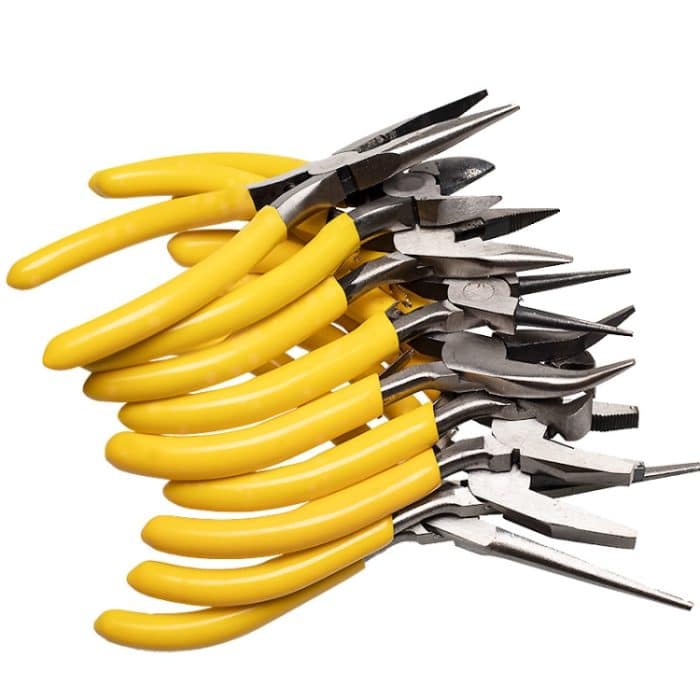 4 Stück XBQ1001 Multifunktions-Handzange, Stil:, 5 Inch Sharp Mouth, Needle Mouth, Steel Wire, Arc Mouth, Top, Tangent, Cast Iron Sharp Mouth – Bild 4