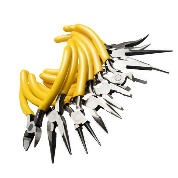 4 Stück XBQ1001 Multifunktions-Handzange, Stil:, 5 Inch Sharp Mouth, Needle Mouth, Steel Wire, Arc Mouth, Top, Tangent, Cast Iron Sharp Mouth – Bild 5