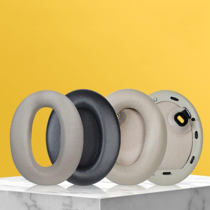 1 Paar PU-Leder-Ohrpolster für Sony WH-1000XM4, WH-1000XM4(Black No Buckle), WH-1000XM4(Black+Buckle), WH-1000XM4(Gray+Buckle), WH-1000XM4(Champagne Gold+Buckle), WH-1000XM4(Blue+Buckle) – Bild 2