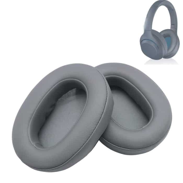 1 Paar Schwamm-Ohrpolster für SONY WH-XB900N Headset, Protein Skin-Gray, Original-Blue, For SONY WH-XB900N (Protein Black) – Bild 1