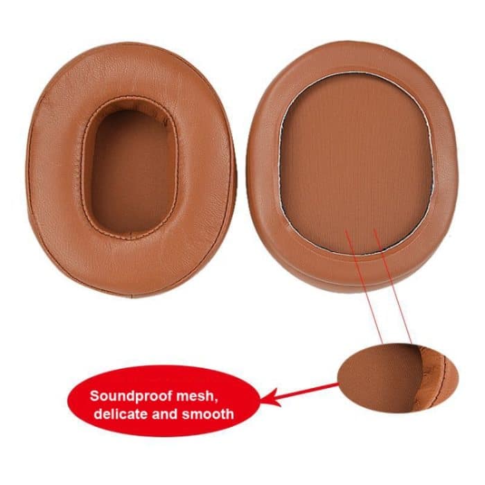 1 Paar Schaumstoff-Ohrenschützer für Audio-Technica ATH-M50 / M40 / M50X / MSR7, Sheepskin-Black, Goatskin-Brown, Sheepskin-Khaki, Goatskin-Black – Bild 4