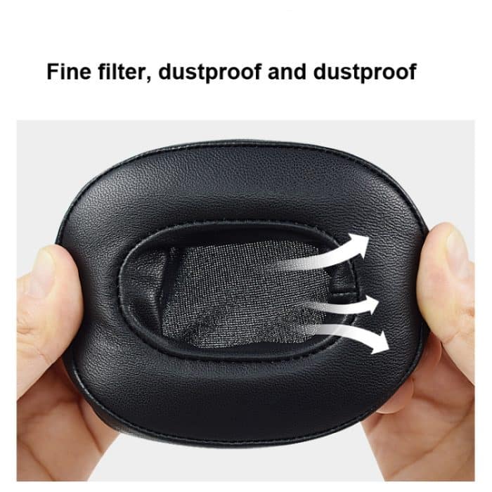 1 Paar Schaumstoff-Ohrenschützer für Audio-Technica ATH-M50 / M40 / M50X / MSR7, Sheepskin-Black, Goatskin-Brown, Sheepskin-Khaki, Goatskin-Black – Bild 5