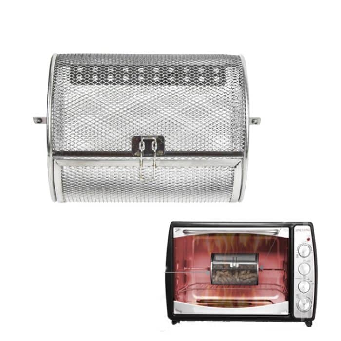 Edelstahl-Bratkäfig, Ofen, Erdnusskastanienkäfig, A Type 12 x18cm, B Type 14 x18cm, C Type 12 x 23cm, D Type 14 x 23cm – Bild 1