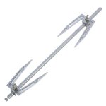 Edelstahlbraten Hühnerspieße Kochofen BBQ Gegrillte Gabel – Bild 2