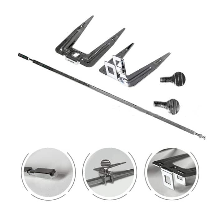 Edelstahlbraten Hühnerspieße Kochofen BBQ Gegrillte Gabel – Bild 3