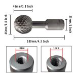 Sphärisches Holzrillenschnitzmesser, 10mm, 14mm – Bild 3