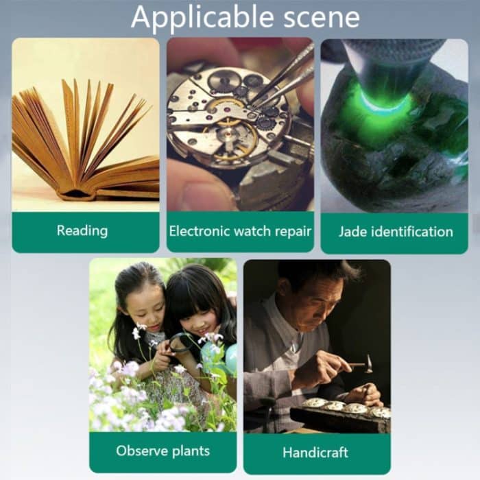 MG15122-2B 2.25x / 5x Clip-on-Lupe mit LED-Licht – Bild 6