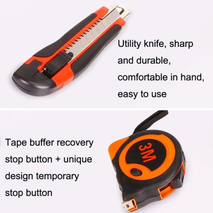 JT-13-2 Haushaltswerkzeug-Kombinations-Hardware-Werkzeugkasten, 13 PCS / Set – Bild 4