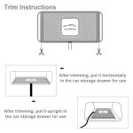 15W QI Auto Wireless Charging Anti-Rutsch-Pad, C1 30cm Cable – Bild 6