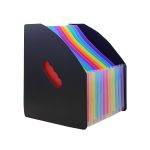 Stehender Orgelclip für Studententestpapier-Aufbewahrungsclip, Black Surface (Rainbow Inner Page), White Surface (Rainbow Inner Page), Blue Surface(White Inner Page), Red Surface (White Inner Page), Yellow Surface (White Inner Page)...