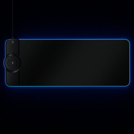 K9186 Multifunktionales RGB-Beleuchtungs-Mauspad mit kabellosem Ladegerät