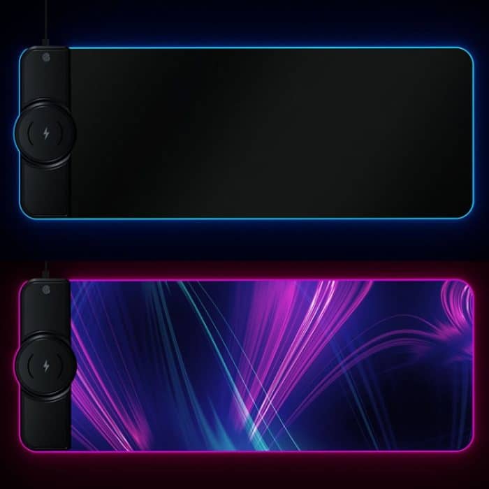 K9186 Multifunktionales RGB-Beleuchtungs-Mauspad mit kabellosem Ladegerät – Bild 2