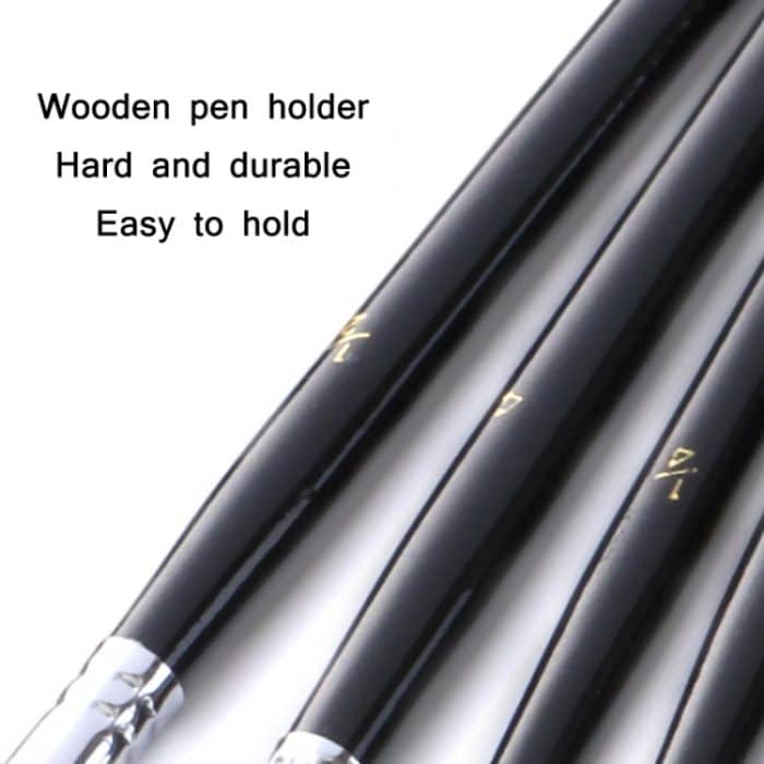 19 Stück/Set Nylon-Haarölbürste mit Stoffbeutel-Set, 19 PCS/Set Oil Brush Set – Bild 4