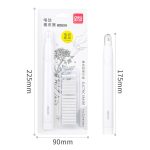 Deli 71107 Elektrischer Radiergummi Art kann den Kerngummikern ersetzen, Black Shell, White Shell – Bild 3