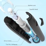 Deli 71107 Elektrischer Radiergummi Art kann den Kerngummikern ersetzen, Black Shell, White Shell – Bild 5