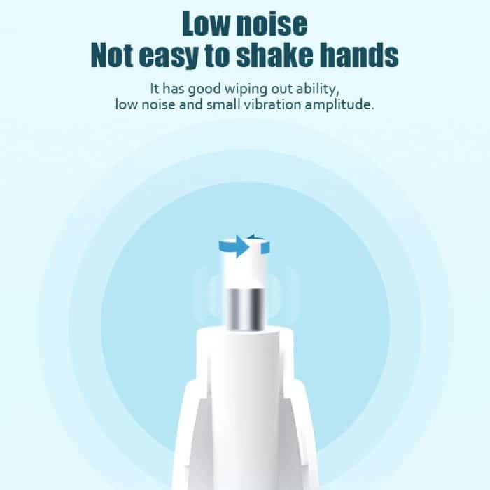 Deli 71107 Elektrischer Radiergummi Art kann den Kerngummikern ersetzen, Black Shell, White Shell – Bild 6