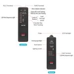 BSDE FWT8X Dual-Modus Netzwerk-Kabel-Tracker-Kabel-Toner RJ45 RJ11 Genauem Ethernet-LAN-Tracer – Bild 6
