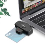 Rocketek CSCR3 Smart CAC Kartenleser Typ-C Banksteuererklärung SIM-Karte/IC-Karte ID-Kartenleser – Bild 6