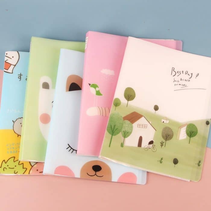 4-teiliges Datenblatt für Studenten-Briefpapierordner, 10 Pages, 20 Pages, 30 Pages, 40 Pages, 60 Pages – Bild 2