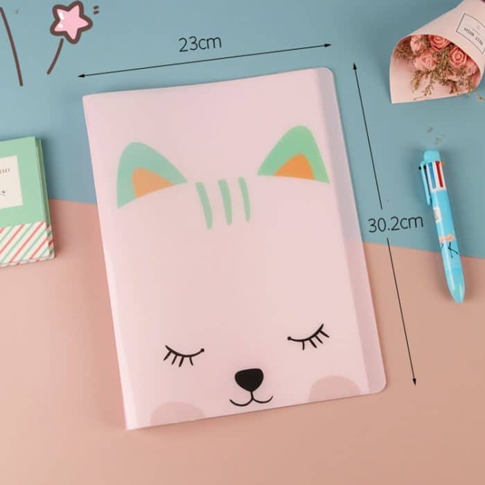 4-teiliges Datenblatt für Studenten-Briefpapierordner, 10 Pages, 20 Pages, 30 Pages, 40 Pages, 60 Pages – Bild 3