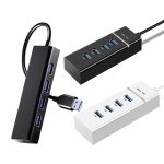 4 x USB 2.0-Ports, HUB-Konverter, Kabellänge: 15 cm, Stil:, Without Light Bar, With Light Bar Black, With Light Bar White – Bild 2