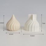 2 stücke Große Zwiebelkopfform DIY Kerzenform – Bild 3