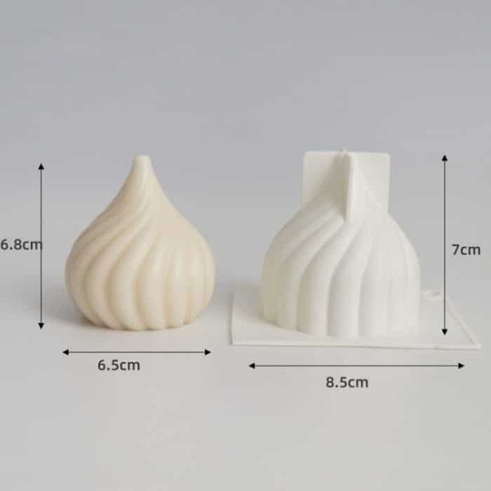 2 stücke Große Zwiebelkopfform DIY Kerzenform – Bild 3