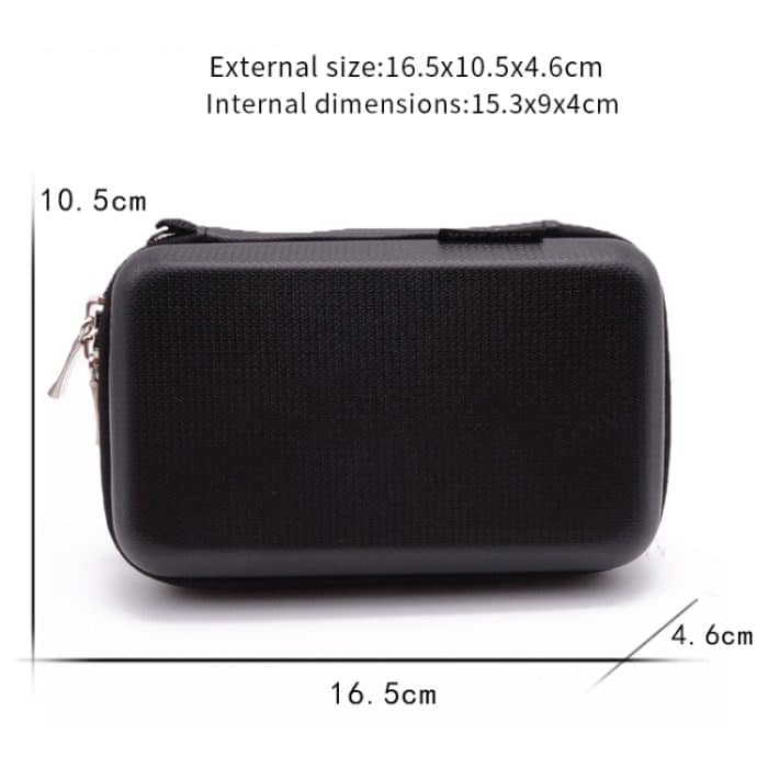 CHKJOK GH1805 EVA Mobile Festplatte Anti-Druck-Hartschalentasche, GH1805 Black, GH1805 Blue, GH1805 Red – Bild 3