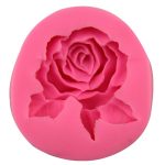 2 Stück große Rosenblüten-handgemachte Seifen-Silikonform, Big Rose Mold