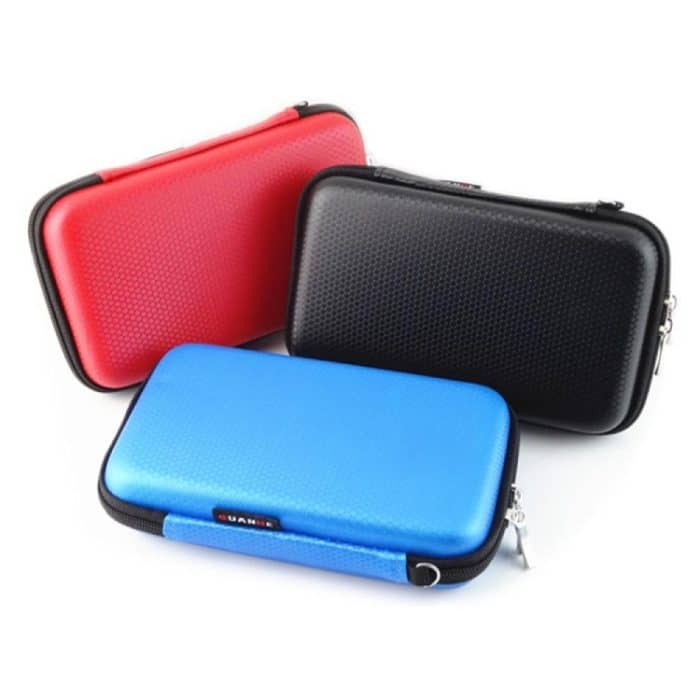 GH1302 EVA-Hartschalen-Festplattentasche, digitale Aufbewahrungstasche, GH1302 Black, GH1302 Red, GH1302 Blue – Bild 3