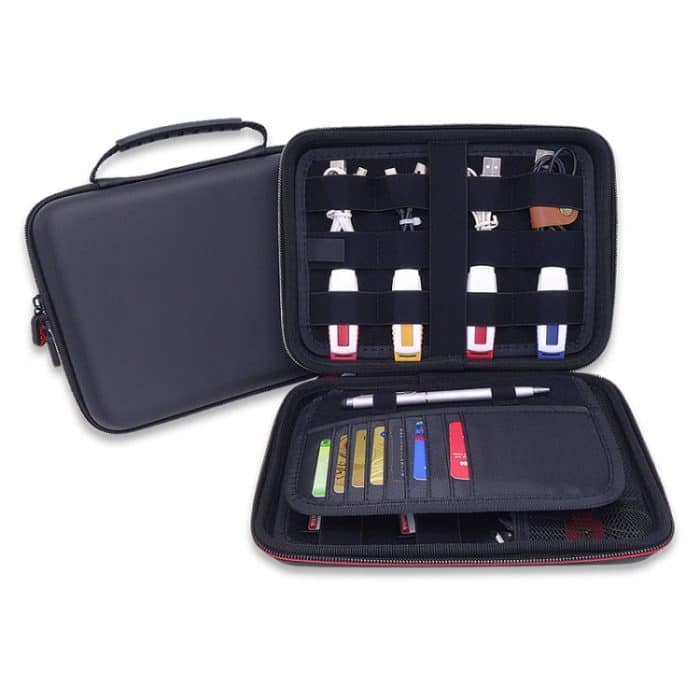 TBD0602099201A.jpg CHKJOK GH1322 Mobile Festplattentasche mit großer Kapazität für U-Disk und SD-Karte, GH1322 – Bild 1