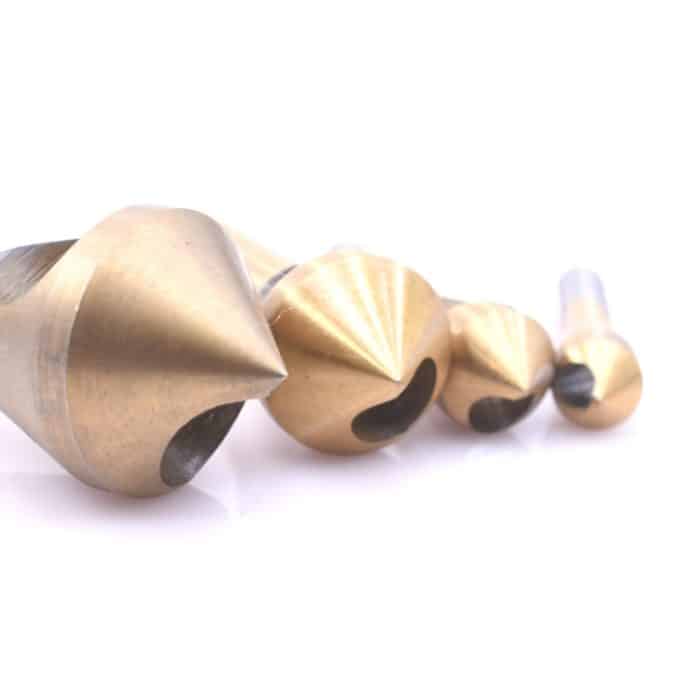 Hochgeschwindigkeitsstahl-90-Grad-Renovierungs-Interpolationsplatten-Abschrägungsmesser, 4 PCS / Set  Chamfered Knife – Bild 4