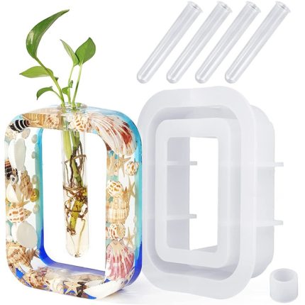 DIY Vase Epoxidform Einfaches Vasenherstellungswerkzeug, Square, Rectangle, Irregular Circle, Heart Shaped