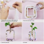 DIY Vase Epoxidform Einfaches Vasenherstellungswerkzeug, Square, Rectangle, Irregular Circle, Heart Shaped – Bild 6