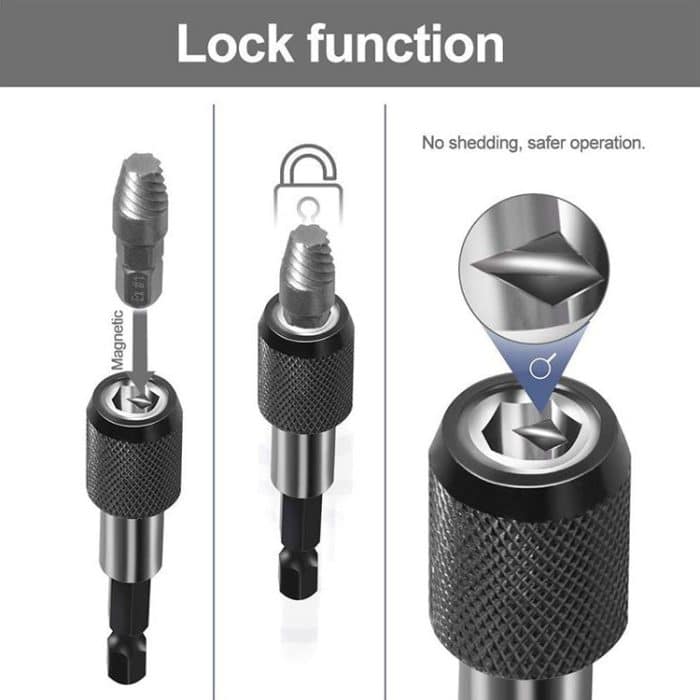 22-teiliges Schnellarbeitsstahl-Anti-Zahn-Kältemittelentfernungswerkzeug zum Herausnehmen von Stellschrauben, Anti-Tooth Refrigerant Removal Tool – Bild 5
