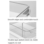 Transparentes Aufbewahrungsregal für Waschbecken-Hautpflegeprodukte, Spezifikation:, Double Layers, Three Layers – Bild 7