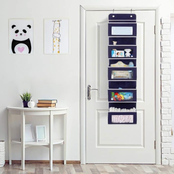 Fünflagige, nicht gewebte Hängetasche für die hintere Tür, Five-Layer Non-Woven White, Five-Layer Non-Woven Blue – Bild 4