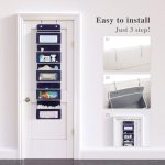 Fünflagige, nicht gewebte Hängetasche für die hintere Tür, Five-Layer Non-Woven White, Five-Layer Non-Woven Blue – Bild 5