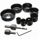 Offene Maschine für die Holzbearbeitung, Kunststofffass, Gipskarton-Stanzer, Bohrmaschine, Reibahle, Holzbearbeitungswerkzeug, 16 PCS / Set – Bild 2