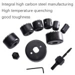 Offene Maschine für die Holzbearbeitung, Kunststofffass, Gipskarton-Stanzer, Bohrmaschine, Reibahle, Holzbearbeitungswerkzeug, 16 PCS / Set – Bild 7