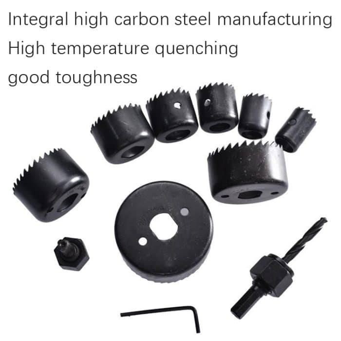 Offene Maschine für die Holzbearbeitung, Kunststofffass, Gipskarton-Stanzer, Bohrmaschine, Reibahle, Holzbearbeitungswerkzeug, 16 PCS / Set – Bild 7